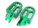 11Z GREEN CNC RACING FOOTPEGS KAWASAKI KX250F KX450F YAMAHA RMZ250 FP12