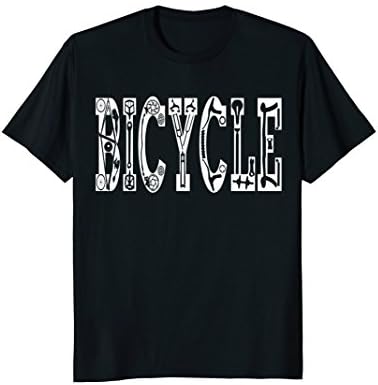 KA Cycling TeeBICYCLE parts t-shirt - Cool bicycle tee for cyclist white