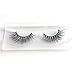 3D Mink Fur Hand-made Dramatic Thick Crisscross Siberian Mink False Eyelashes for Makeup Deluxe Black Fluffy Long Soft Reusable + Useful Lashes Clip (3D51)