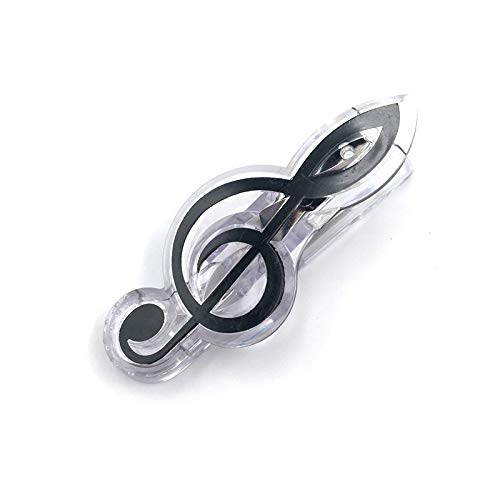 Hooshion 10 pcs Music Note Clip Music Book Clip Music Page Holder Piano Book Clamps Suit for All Musical Instruments