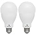 Great Eagle LED 23W Light Bulb (Replaces 150W – 200W) A21 Size with 2600 Lumens, Non-Dimmable, 3000K Bright White, UL Listed (2-Pack)