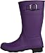 Kamik Raindrops Rain Boot (Little Kid/Big Kid),Eggplant,5 M US Big Kid