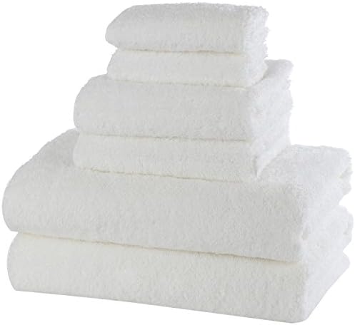 Egyptian Cotton Towel Set (2 bath towels, 2 wash cloths, 2 hand towels) (Moonstone)