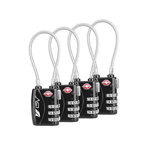 BV TSA Approved Luggage Travel Lock Camping Pro Shop