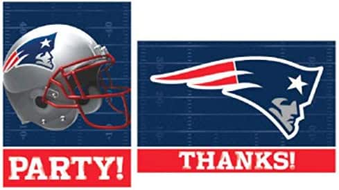 Amazon Com New England Patriots Collection Party Invitations Thank You Card Sets Toys Games