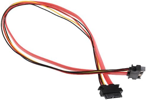 50cm Length Slimline SATA 13pin Male to Slimline SATA 13pin 6+7 Female Extension Cable for SATA Slim DVD+/-RW Drive