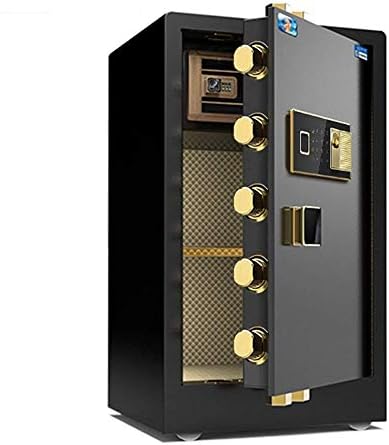 マスターロック耐火金庫デジタル電子金庫セキュリティボックス ホームオフィス用スチールデポジット金庫 キーパッド付きキャビネット金庫 色 コーヒー サイズ 48x42x80cm Innhs Edu Ph