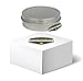 12 Pack of Mighty Gadget (R) Screw Top Round Steel Tin Cans (2 oz)