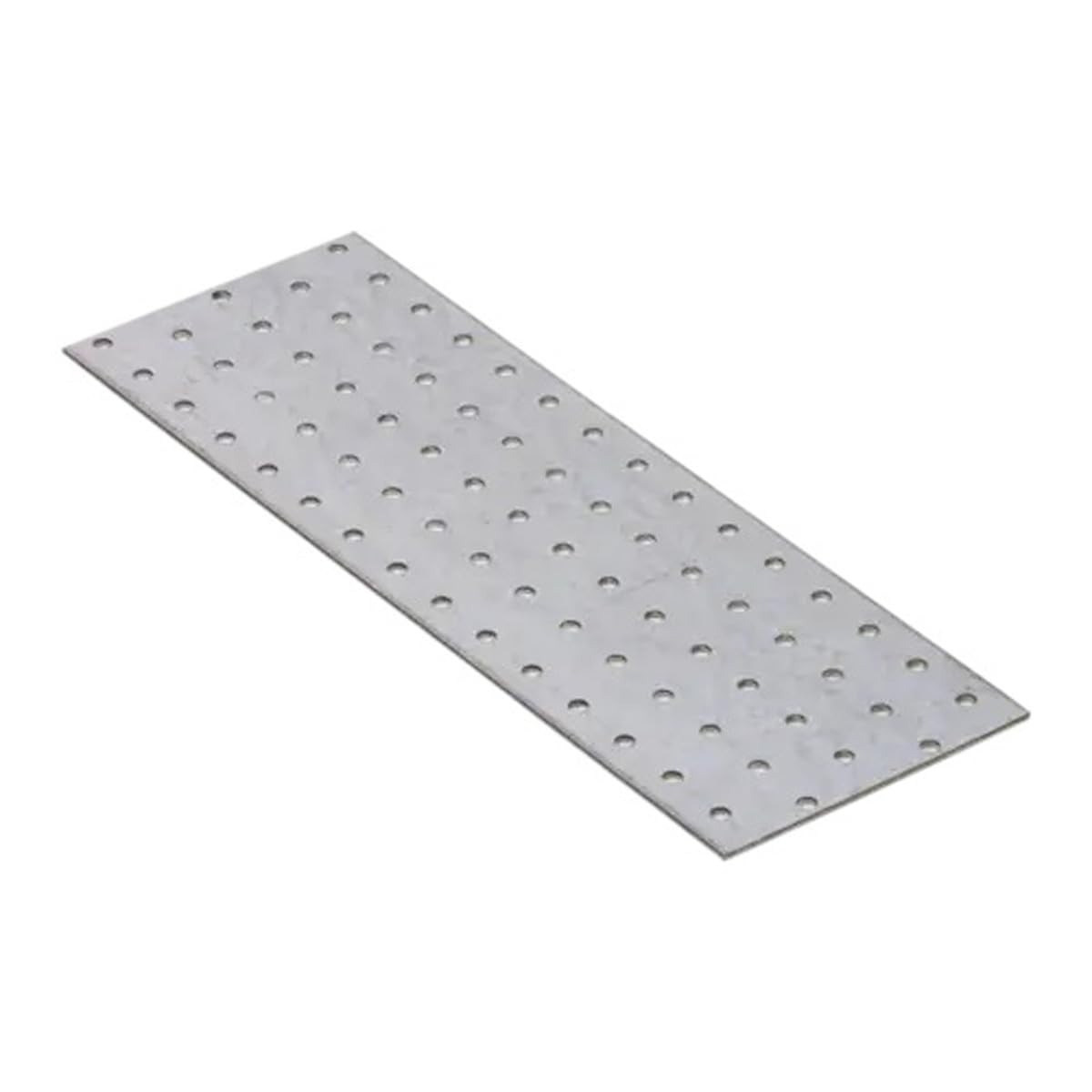 300mm x 100mm Galvanised Perforated Flat Plate Connector Joining Plates Metal Brace Brackets for Wood 2mm Thick Steel PP15 (Pack of 1) L03-06ABC — image 1