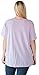 Disney Plus Size Womens T-Shirt Mickey Mouse Standing Smile Print (Lilac, 1X)