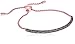 Michael Kors Rose Gold-Tone and Hematite Pave Bombay Slider Strand Bracelet