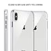 ULAK Ultra Clear Protective Case for iPhone Xs Max (2018), Slim Fit Premium Transparent Flexible Soft TPU Gel Shock-Absorption Bumper Anti-Scratch Hard PC Back Cover, HD Crystal Clear