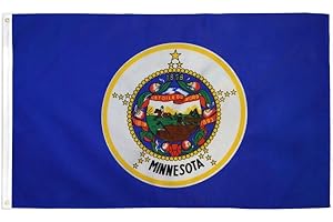 FOUNDING FATHERS FLAGS Minnesota State Flag - 2x3ft Premium Polyester Printed Flag