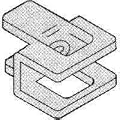 Plywood Clip 5/8in Galv Steel