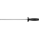 Dexter Russell DDS-12 12" Diamond Knife Sharpener, Oval Sharpening Rod | Commercial Knife Sharpening Tool, Professional Chef Knife Sharpener, Restores Sharp Cutting Edges, NSF Certified