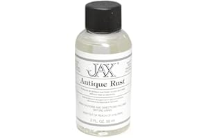 JAX CHEMICAL COMPANY JAX Antique Rust - Metal Finishing Solution - Antique Finish Without Heat or Electricity - 2 Ounce