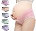 Metalife 5Pcs Womens Under the Bump Maternity Underwear Pregnancy Briefs L