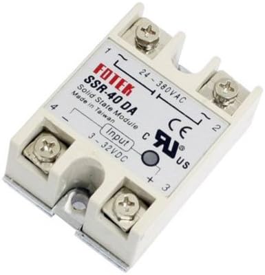 SSR-40 24v-380v 40a 250v Da Solid State Relay Module 3-32v Dc to Ac