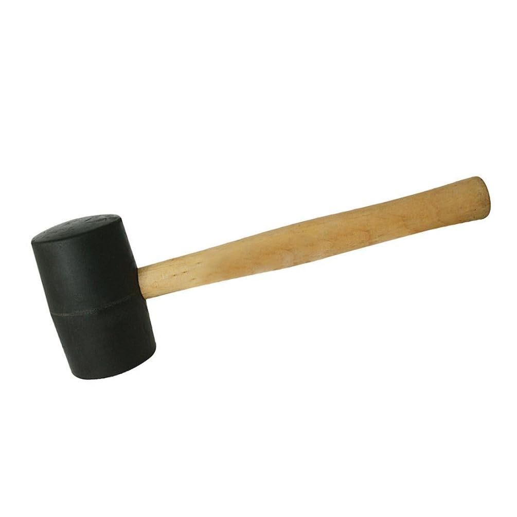 Silverline Black Rubber Mallet 32 oz (907g) (598492)