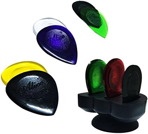 UGThome 9 pcs 1mm/2mm/3mm Different Thickness premier Guitar Pick Material (1mm/2mm/3mm, Style-3)