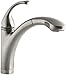 KOHLER K-10433-VS Forte Single Control Pull-out Kitchen Sink Faucet, Single Lever Handle, 1-hole or 3-hole installation, Vibrant Stainless, 2-function Spray Head primary
