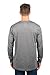 Ultra Game Men's Standard Long Sleeve Athletic Quick Dry Performance T-Shirt, Heather Charcoal, Medium