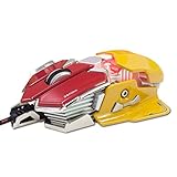 Gaming Mice ,YCCTEAM Optical USB Wired Professional Gaming Mouse Programmable 10 Buttons RGB Breathing LED Mice PC and Laptop ¨C Red and Yellow