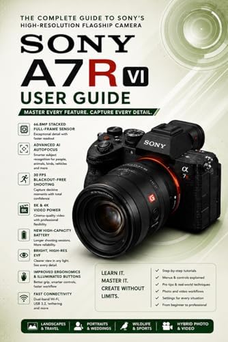Sony A6400 User Guide for Beginners: Learn to Shoot Like a Pro