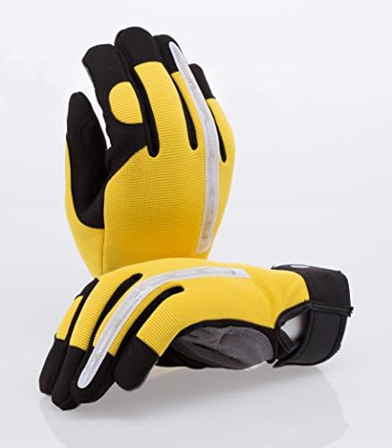 Bright LED Hands-Free Work Gloves (XLARGE)
