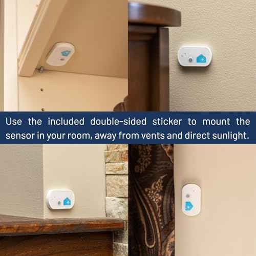 SMARTCOCOON 4X10" Register Booster Fan with Temperature & Humidity Sensor - Smart Dual Air Conditioner & Heater Floor Fan for Smart Home - Integrates with Ecobee & Nest Thermostats