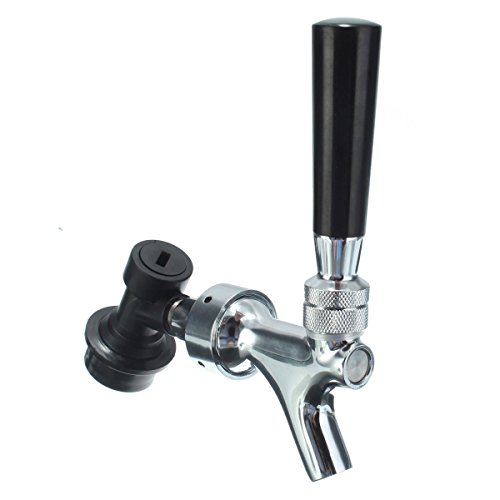 KINGSO Stainless Steel Beer Keg Barrel Tap Faucet Kit with Lever Handle