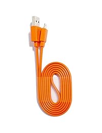 Micro USB Fast Power Charging Charger Cable Cord Compatible JBL Wireless Speaker Logitech UE Boom Android Phones 3.3ft (Orange)