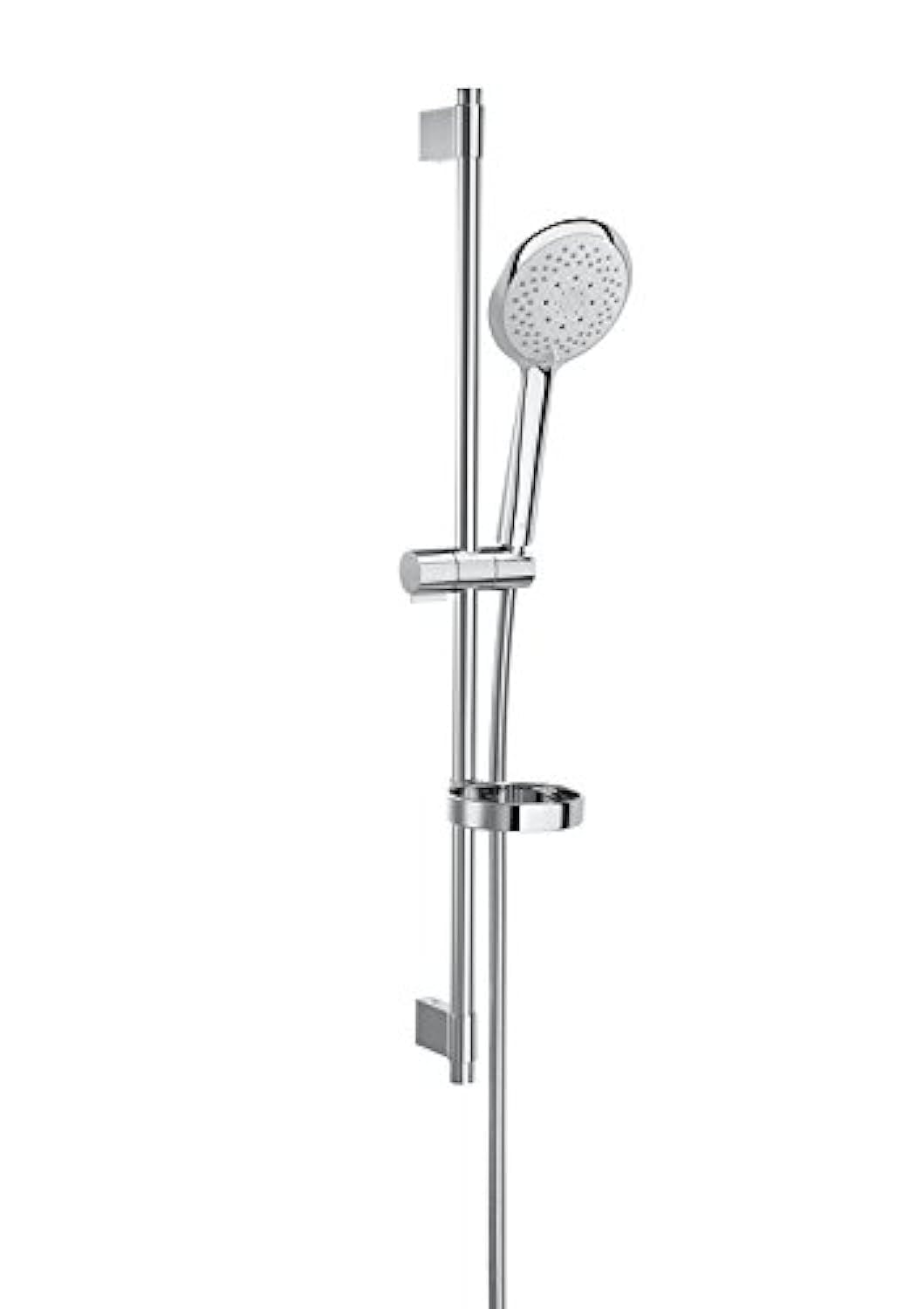 Roca sensum a5b140°C0Shower set with Bar, Hose and Soap Dish Round 130/4