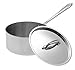 All-Clad 5203 Stainless Steel Saucepan Cookware, 3-Quart, Silver
