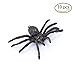 FUNLAVIE 10PCS Plastic Spiders Realistic Bugs Scary Creepy Rubber Prank Gag Gifts for Halloween Decorations