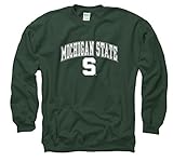 Michigan State Spartans Arch with Logo Crewneck