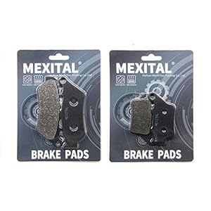 MEXITAL motorfiets remblokken voor MXB209-208 voor + achter.