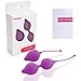 Nautime Kegel Balls Exercise Kit for Women - Medical Silicone Ben Wa Ball - For Bladder Control and Pelvic Floor Weight Set Pleasure Training: Beginner & Advanced (purple)