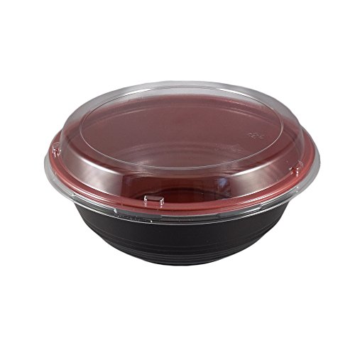 [150 count/set] Food Takeout Bowl With Lids Perfect for Soup, Cereal, Rice, Sushi, Poke