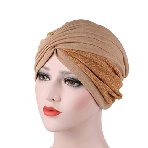 SUKEQ Women Ruffle Turban headband 