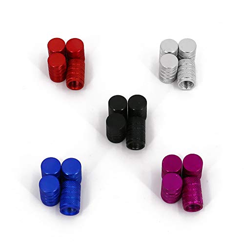 image for UTSAUTO Tire Valve Caps Stem Caps 20pcs Aluminium Alloy Valve Stem Cap