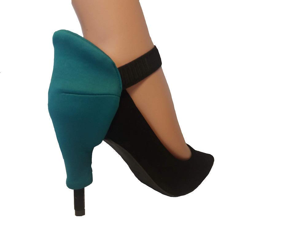 teal stiletto heels