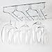 Huji Durable Under Cabinet Stemware Rack Storage Organization (1 Pack, Chrome)