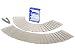 Emboss-o-tag Double Sided Write On Metal Labels for Outdoor, Gardening, and High Durability Applications; Aluminum Plant Tags with 6 Inch Wires (Pack of 50)