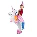 Unicorn Magical Pony Horse Ride Inflatable Costume for Kids (age 5-11)