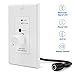 TNP in-Wall Bluetooth Audio Receiver Wall Plate, BT 4.2 Wireless Adapter 30W Stereo Amplifier aptX Audio w/Volume Control, 3.5mm Headphone AUX Input for Sound Speaker Systems Home Theater Integrationthumb 2