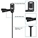 TONOR Dual Lavalier Microphone, Lapel Interview Mini Omnidirectional Condenser Shirt External Mic for iPhone, Android Smartphones, iPad, 55 inch, Black