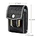 KOSIBATE Black Waist Cigarette Case With Lighter Holder For King Size (Black)