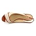 Easy Spirit Senza Peep Toe Slingbacks Shoes Beige Womens