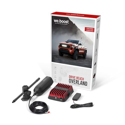 weBoost Drive Reach Overland - Cell Phone Signal Booster for Off Road Vehicles | Boosts 5G & 4G LTE for All U.S. Carriers - Verizon, AT&T, T-Mobile & More | Made in The U.S. | FCC Approved